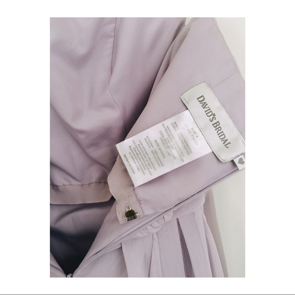 David’s Bridal Strapless Chiffon Dress - Picture 6 of 7